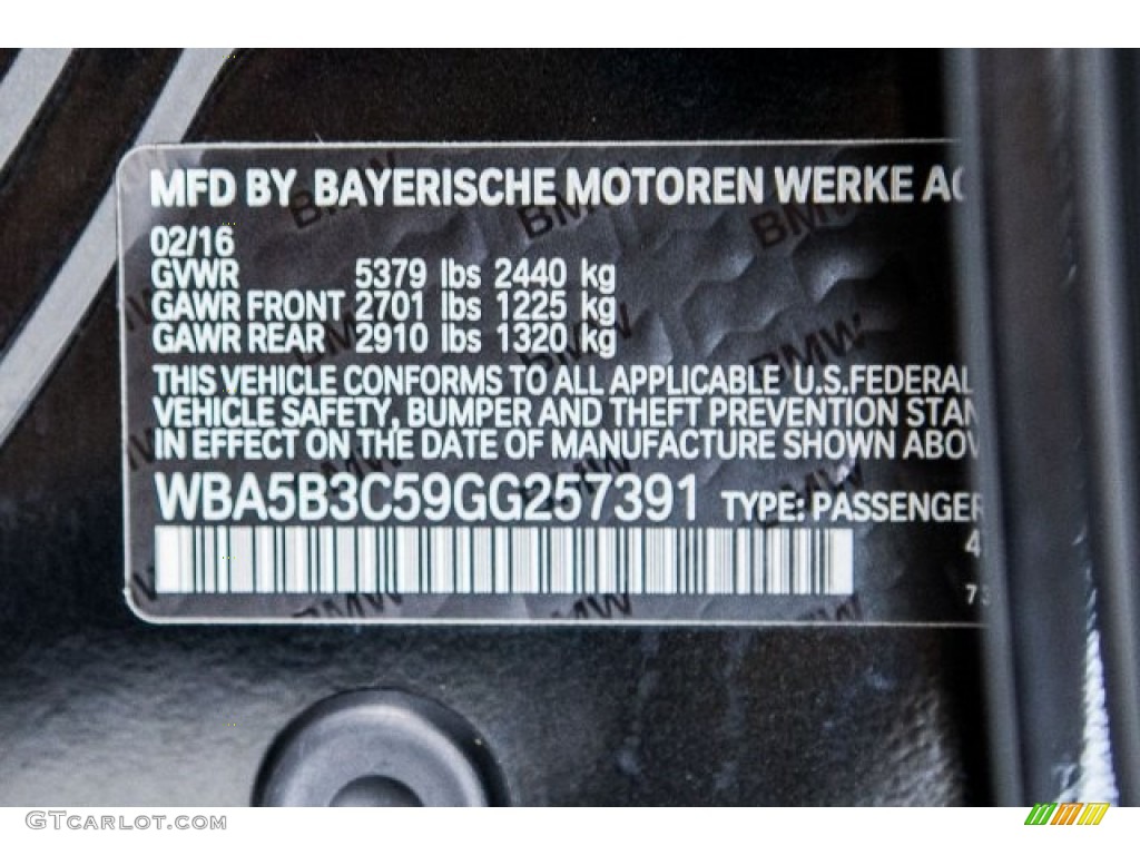 2016 5 Series 535i xDrive Sedan - Black Sapphire Metallic / Venetian Beige/Black photo #21