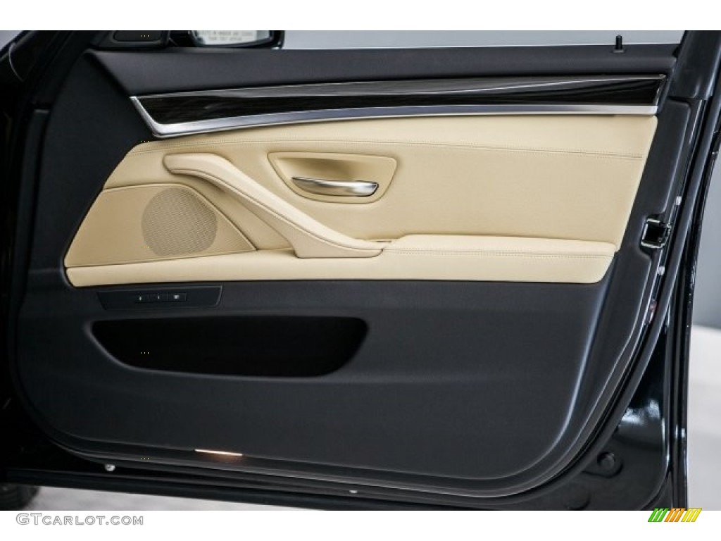 2016 5 Series 535i xDrive Sedan - Black Sapphire Metallic / Venetian Beige/Black photo #27