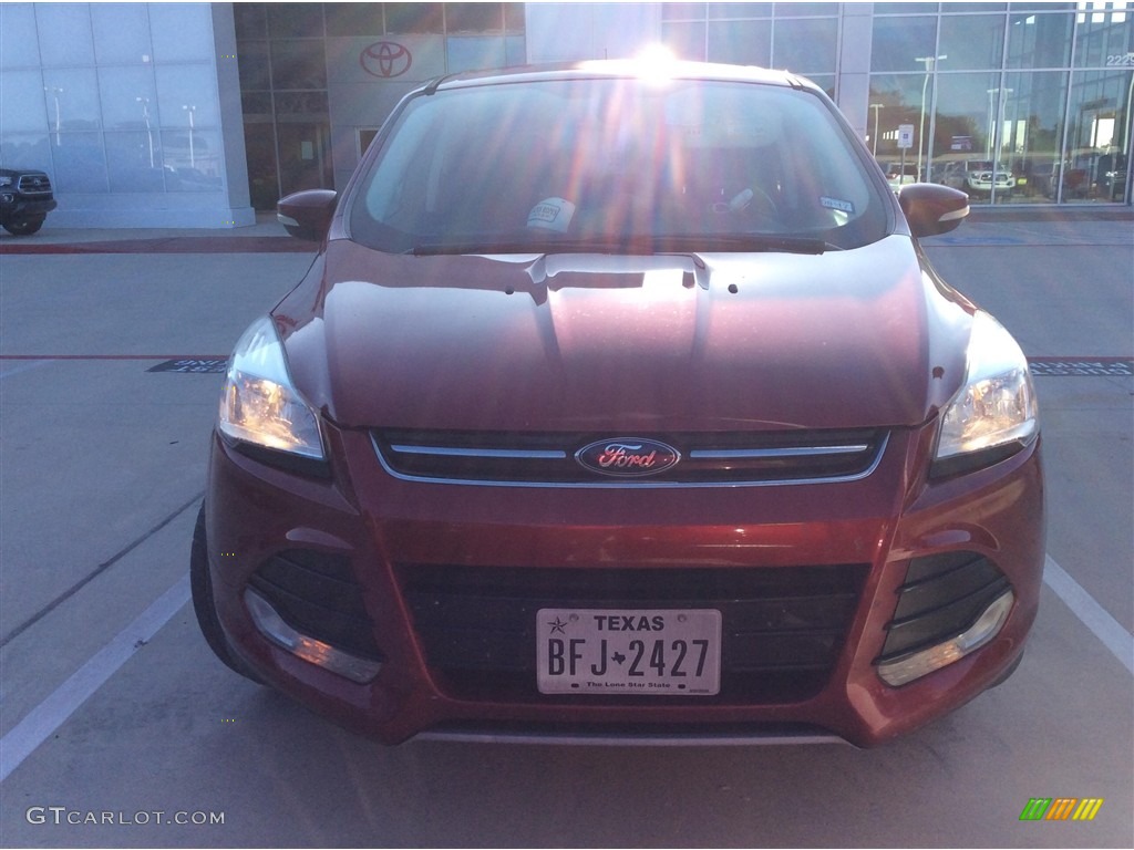 2013 Escape SEL 1.6L EcoBoost - Ruby Red Metallic / Charcoal Black photo #1
