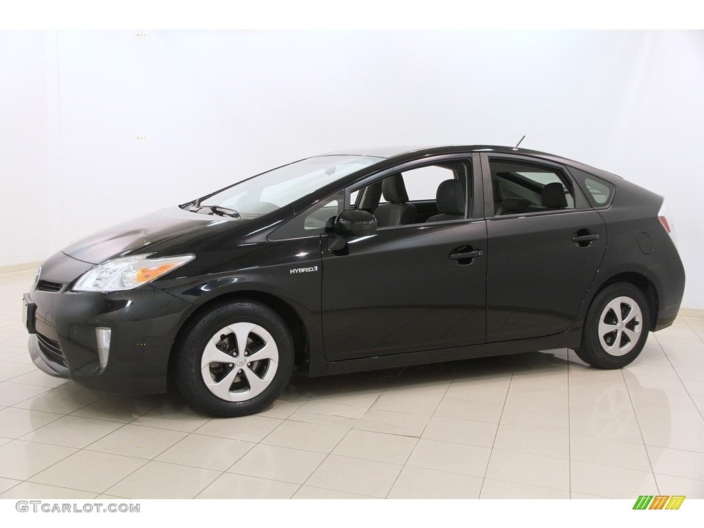2012 Prius 3rd Gen Two Hybrid - Black / Dark Gray photo #3