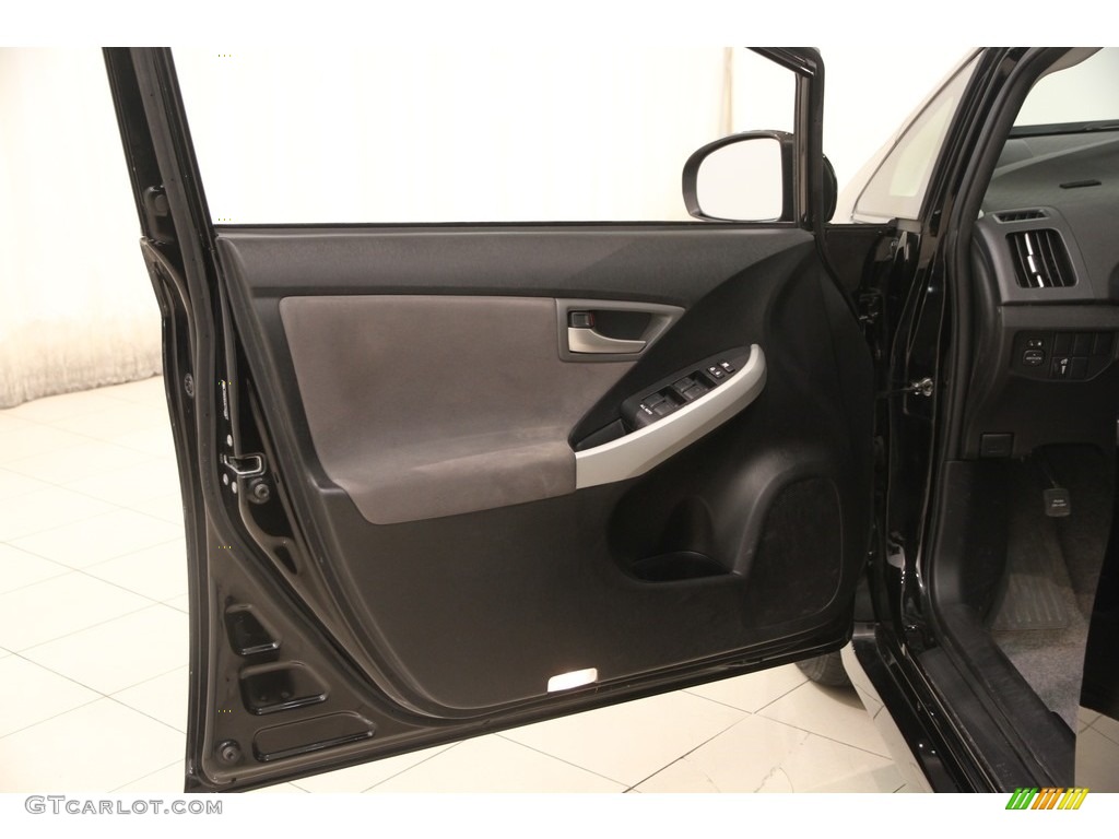 2012 Prius 3rd Gen Two Hybrid - Black / Dark Gray photo #4