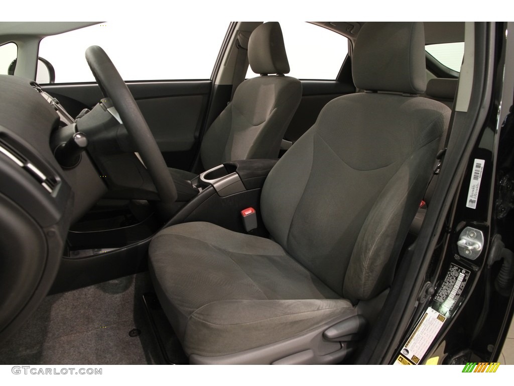 2012 Prius 3rd Gen Two Hybrid - Black / Dark Gray photo #5