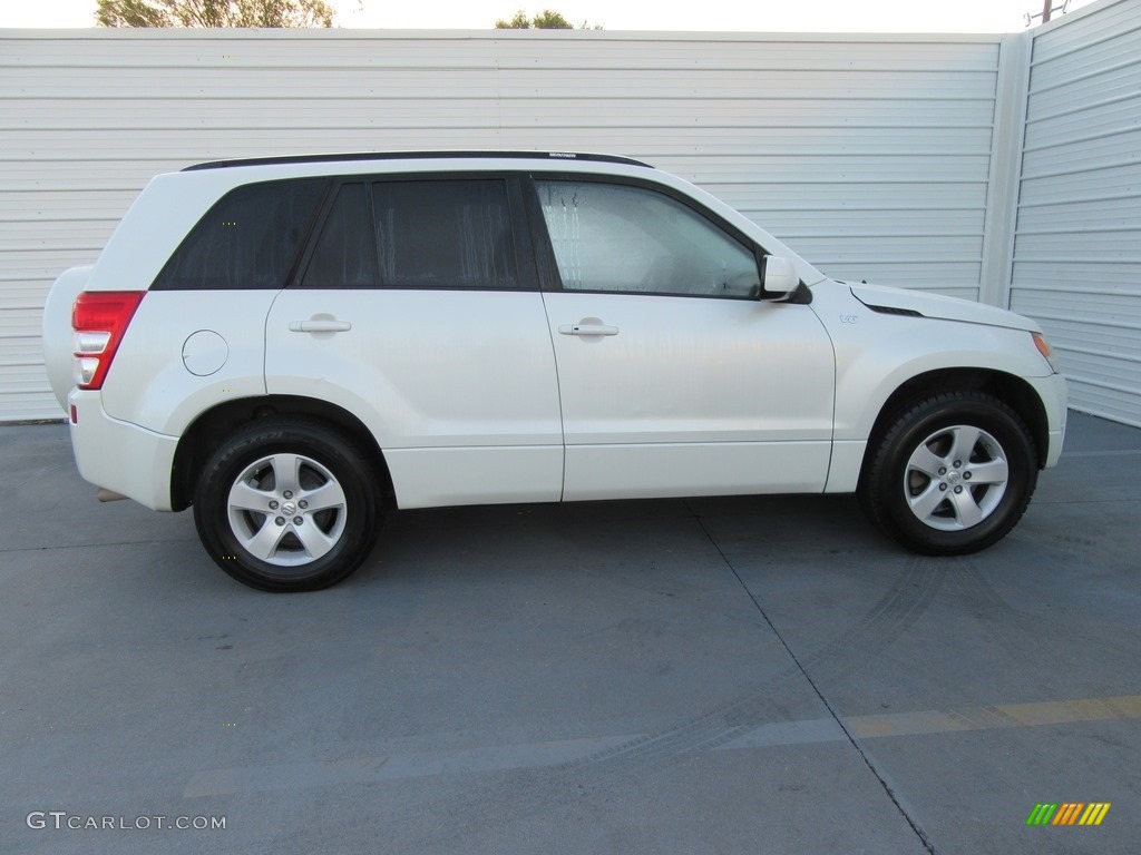 2007 Grand Vitara XSport - White Pearl / Black photo #4