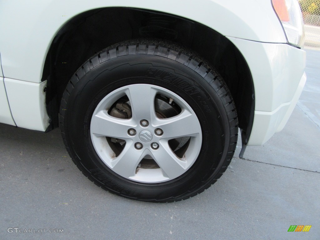 2007 Grand Vitara XSport - White Pearl / Black photo #5