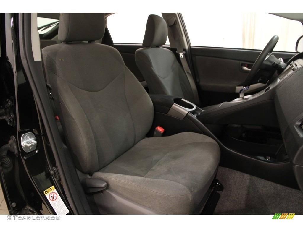 2012 Prius 3rd Gen Two Hybrid - Black / Dark Gray photo #13