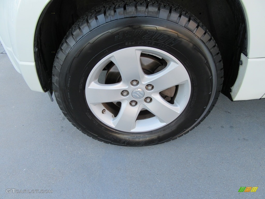 2007 Grand Vitara XSport - White Pearl / Black photo #6