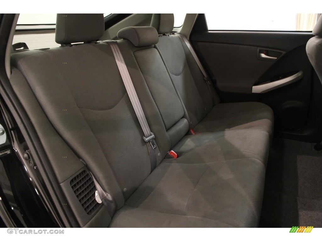 2012 Prius 3rd Gen Two Hybrid - Black / Dark Gray photo #14