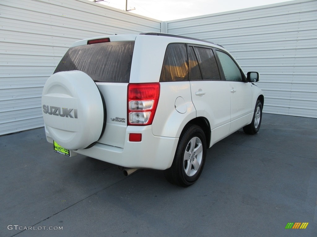 2007 Grand Vitara XSport - White Pearl / Black photo #7