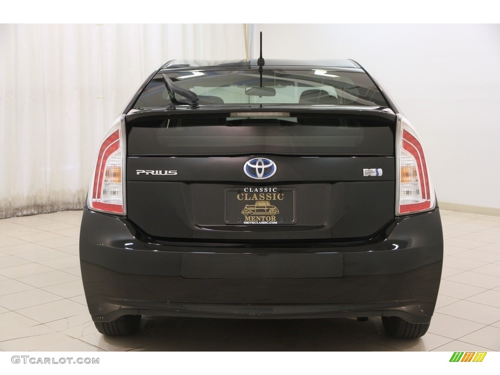 2012 Prius 3rd Gen Two Hybrid - Black / Dark Gray photo #16