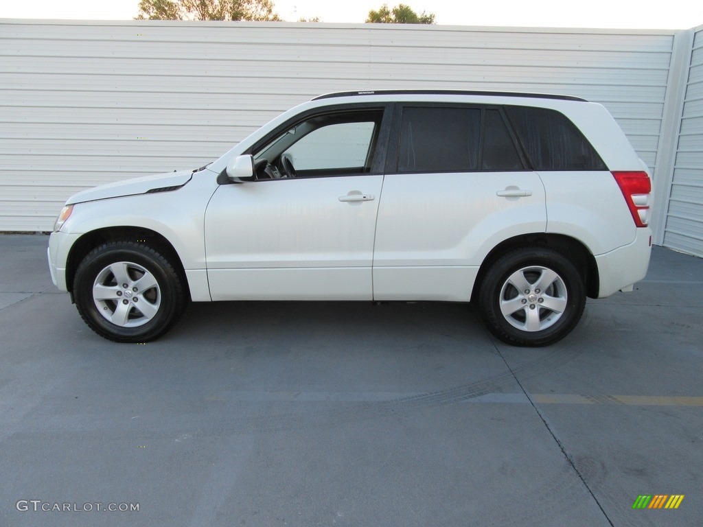2007 Grand Vitara XSport - White Pearl / Black photo #11