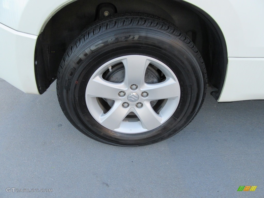 2007 Grand Vitara XSport - White Pearl / Black photo #13