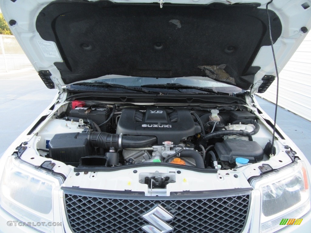 2007 Grand Vitara XSport - White Pearl / Black photo #48