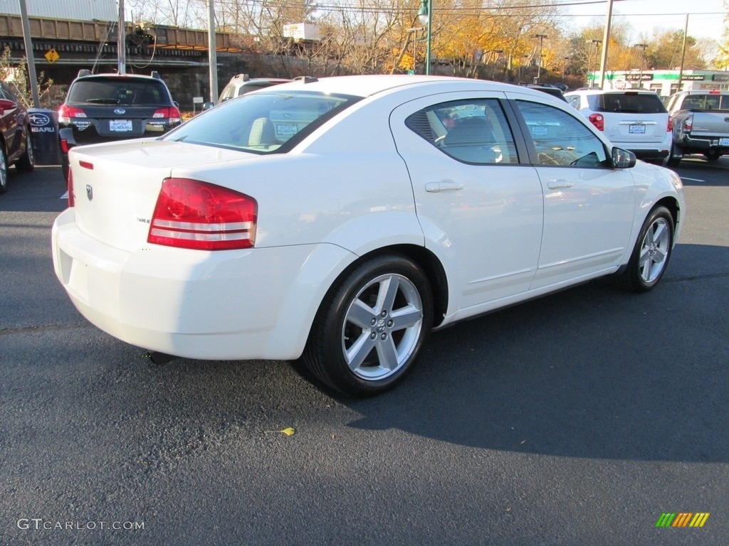 2008 Avenger SXT - Stone White / Dark Khaki/Light Graystone photo #6