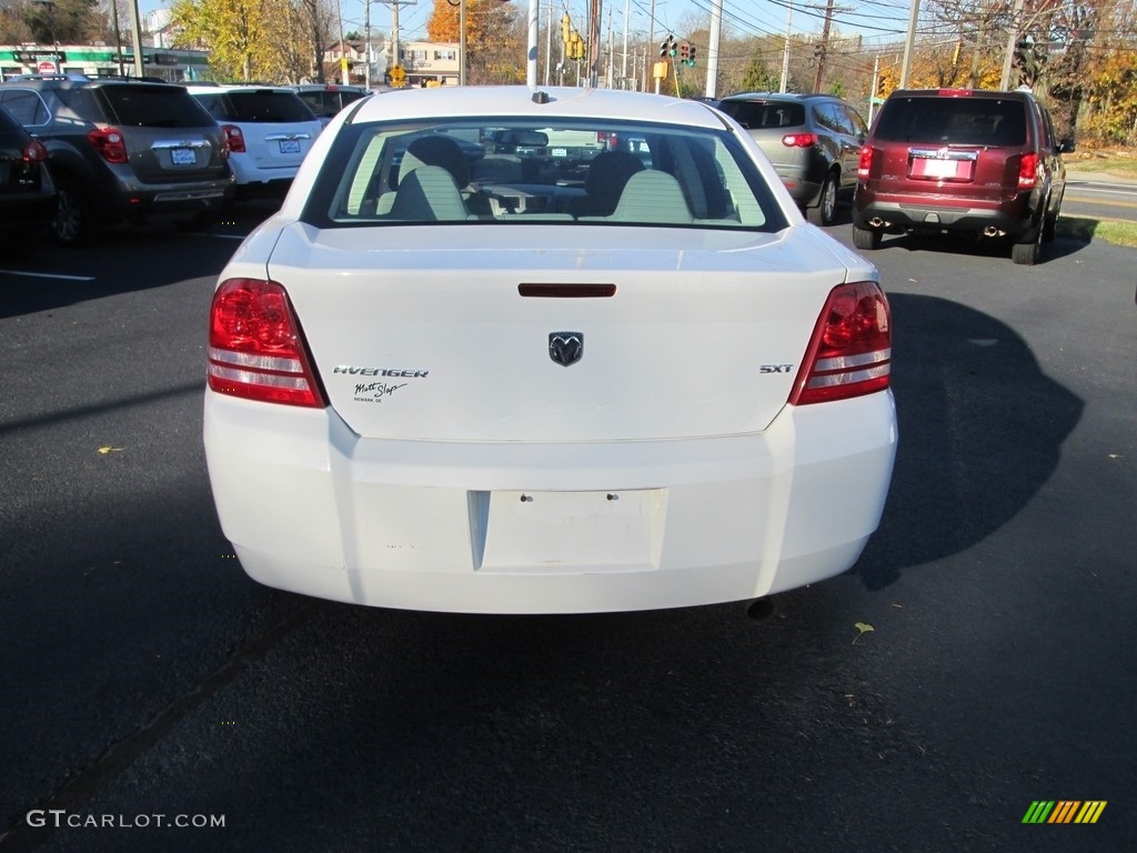 2008 Avenger SXT - Stone White / Dark Khaki/Light Graystone photo #7