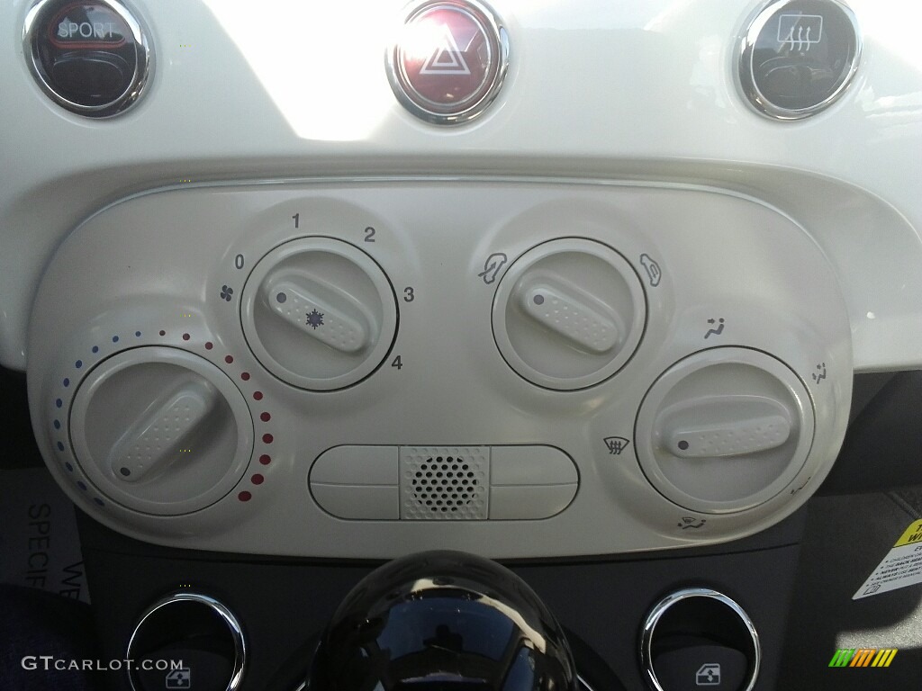 2017 Fiat 500c Pop Controls Photo #117169723