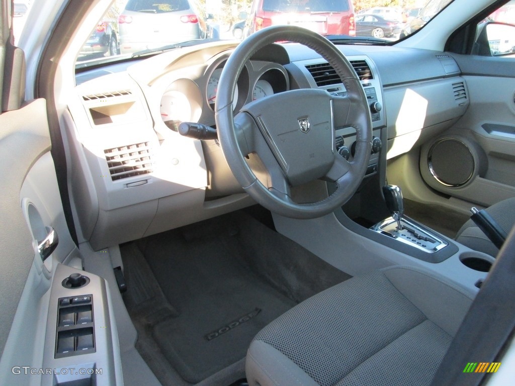 2008 Avenger SXT - Stone White / Dark Khaki/Light Graystone photo #11