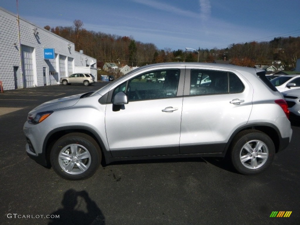 Silver Ice Metallic 2017 Chevrolet Trax LS AWD Exterior Photo #117170041