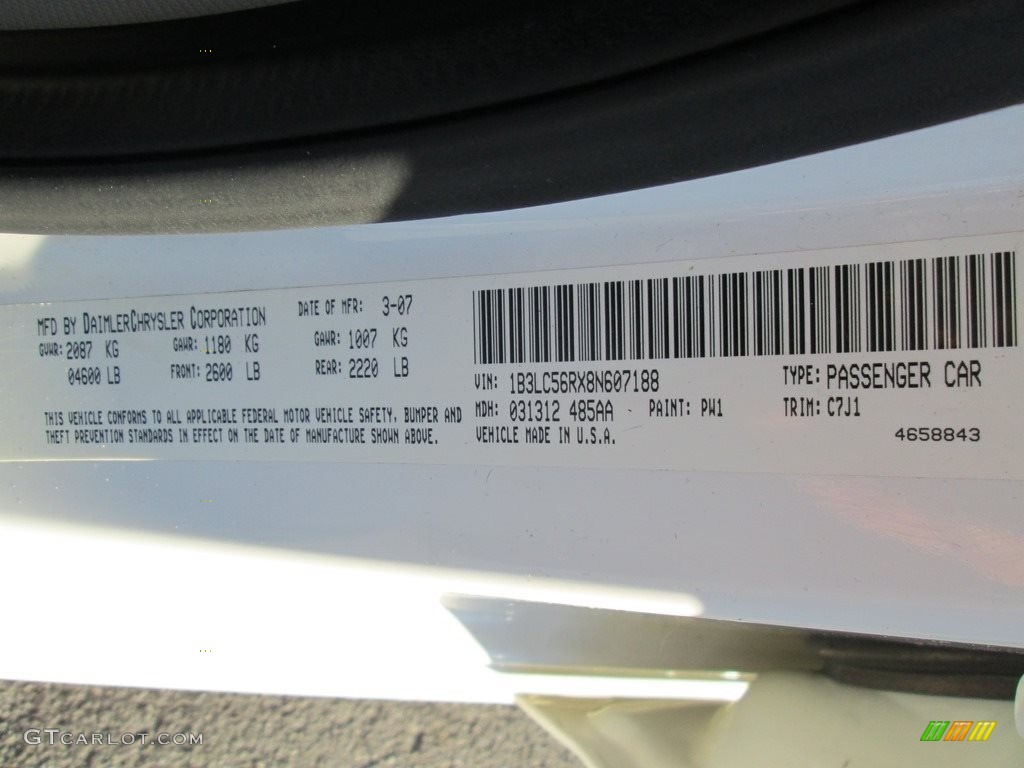 2008 Avenger SXT - Stone White / Dark Khaki/Light Graystone photo #28