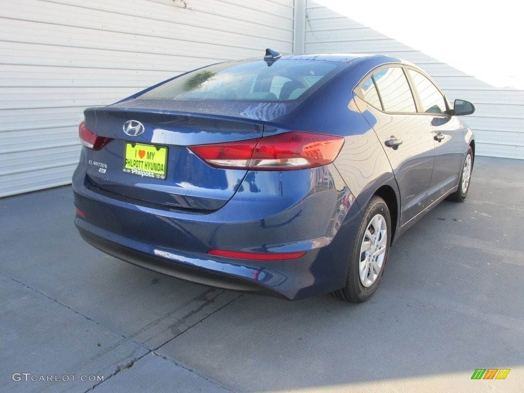 2017 Elantra SE - Lakeside Blue / Gray photo #4