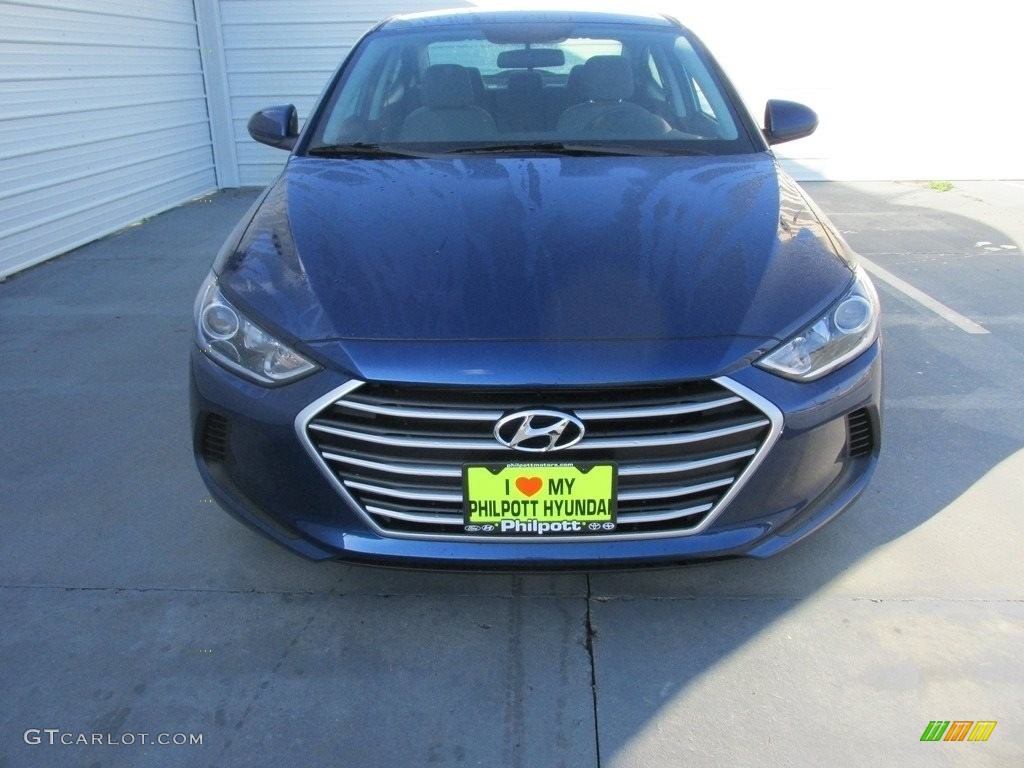 2017 Elantra SE - Lakeside Blue / Gray photo #8