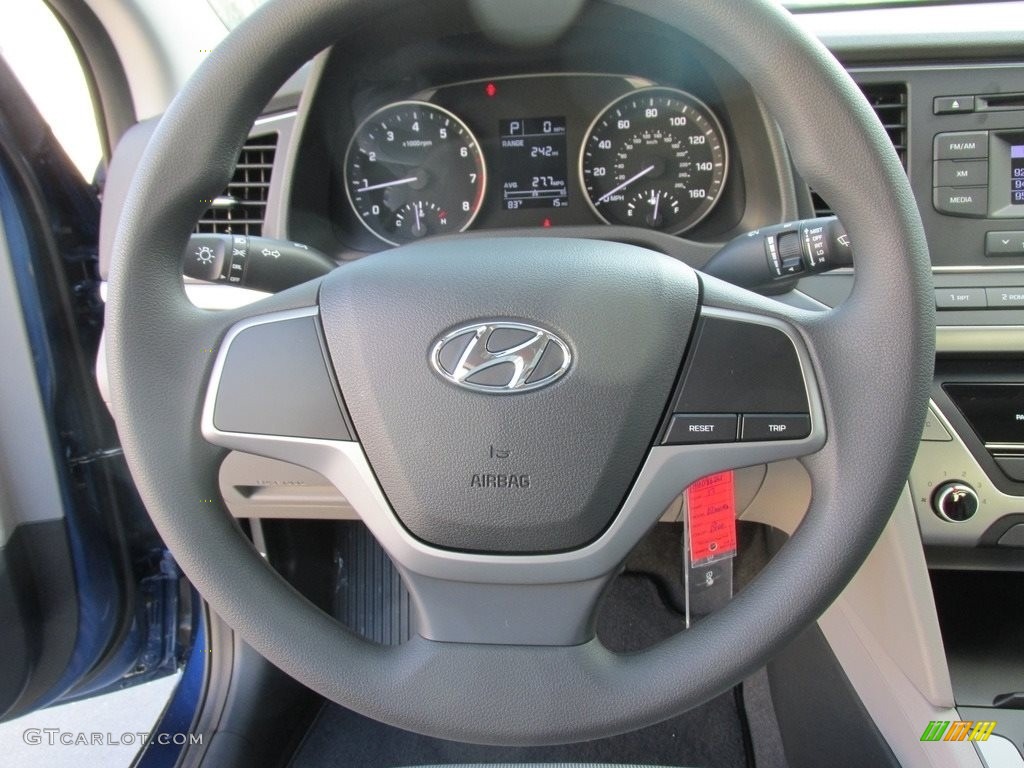 2017 Elantra SE - Lakeside Blue / Gray photo #28