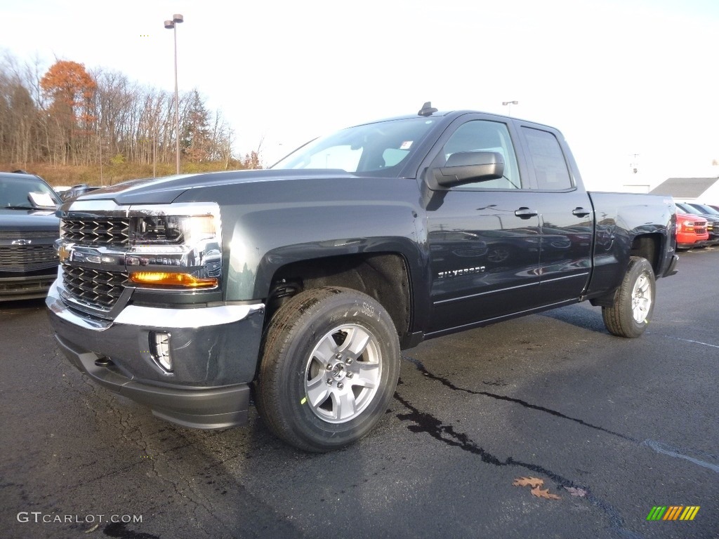 2017 Silverado 1500 LT Double Cab 4x4 - Graphite Metallic / Jet Black photo #1