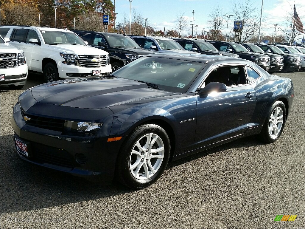 2014 Camaro LS Coupe - Blue Ray Metallic / Black photo #3