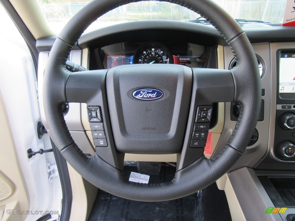 2017 Ford Expedition EL XLT Dune Steering Wheel Photo #117172561