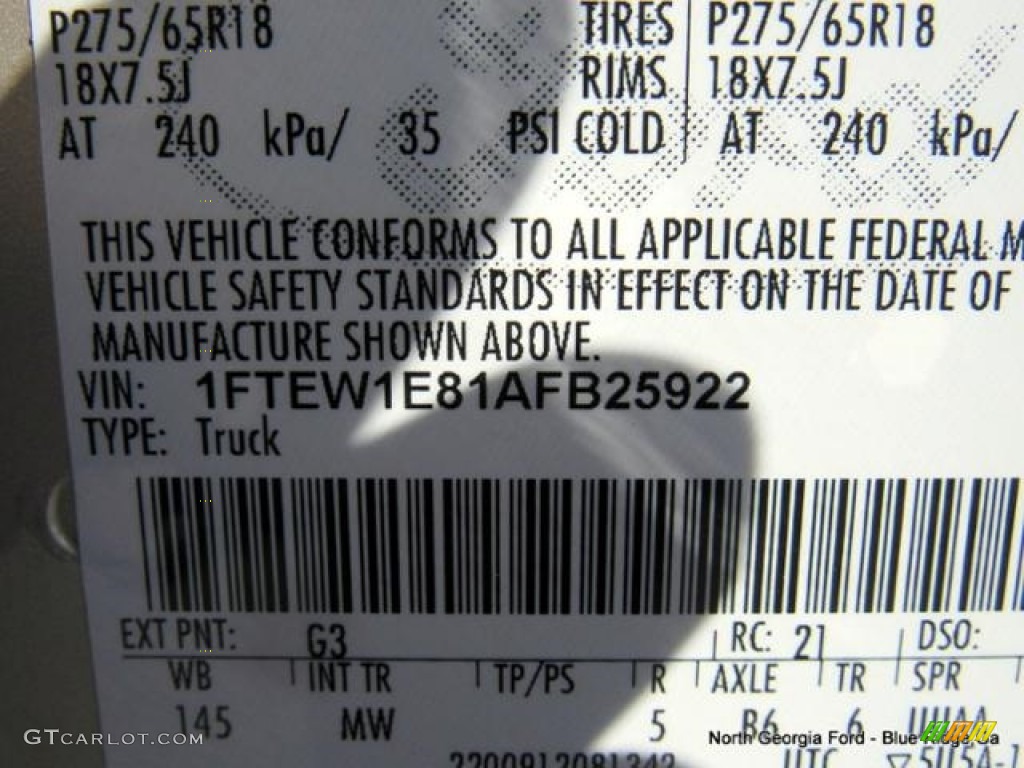 2010 F150 XLT SuperCrew 4x4 - Pueblo Gold Metallic / Tan photo #26