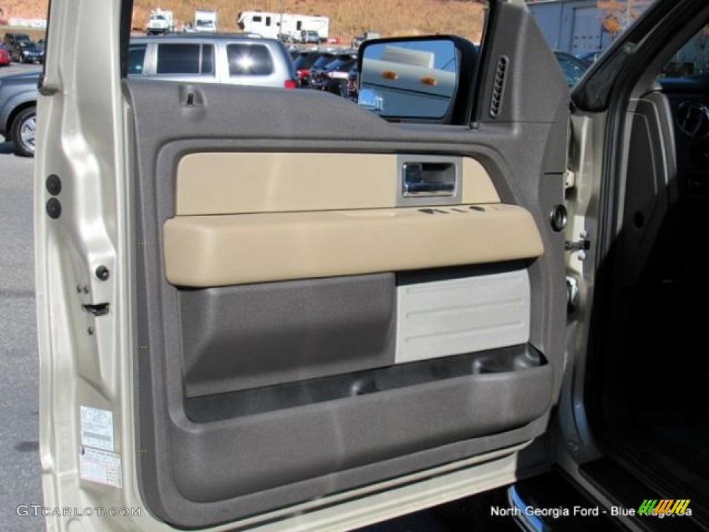 2010 F150 XLT SuperCrew 4x4 - Pueblo Gold Metallic / Tan photo #27