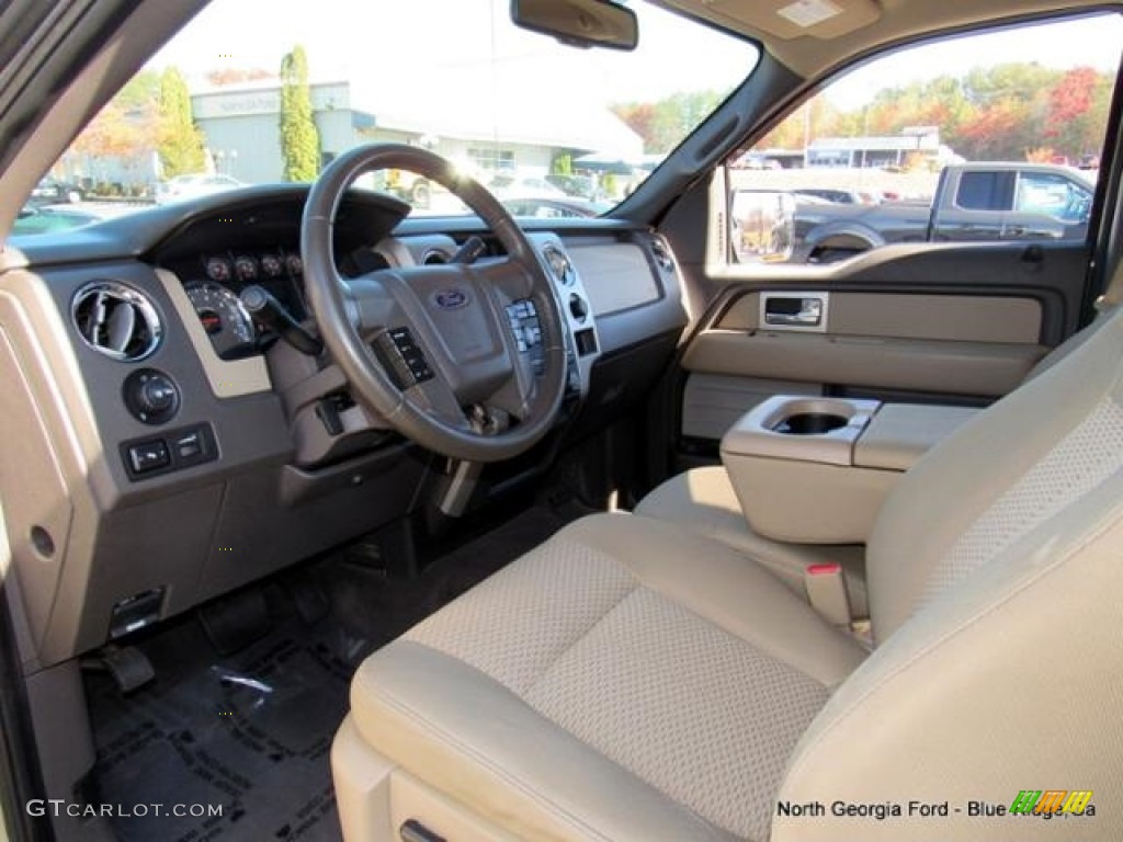 2010 F150 XLT SuperCrew 4x4 - Pueblo Gold Metallic / Tan photo #28