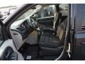 2017 Dodge Grand Caravan Black/Light Graystone Interior Front Seat Photo