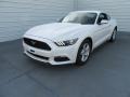 2017 White Platinum Ford Mustang V6 Coupe  photo #7