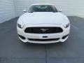 2017 White Platinum Ford Mustang V6 Coupe  photo #8