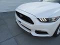 2017 White Platinum Ford Mustang V6 Coupe  photo #10