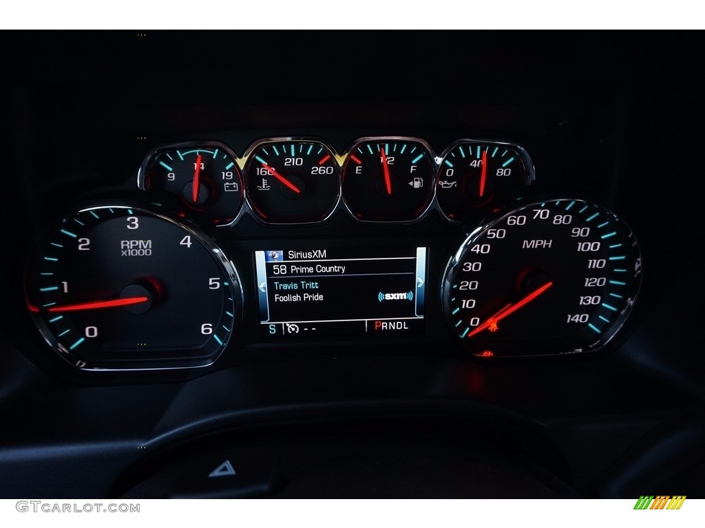 2017 GMC Sierra 1500 SLT Crew Cab Gauges Photo #117175363
