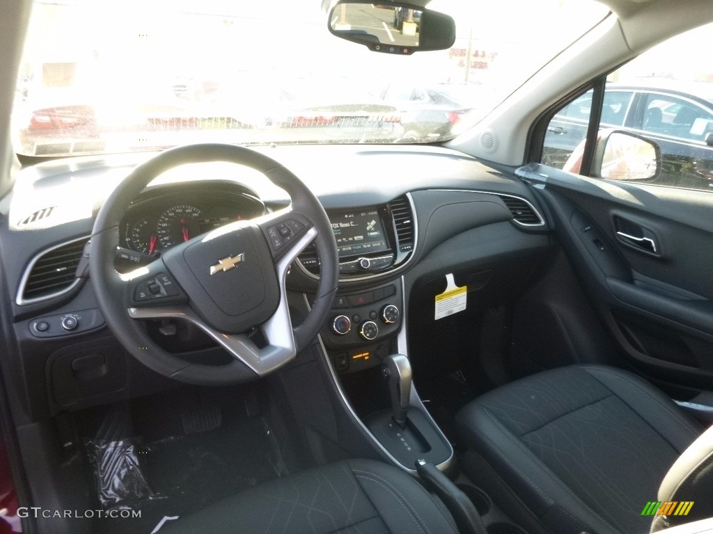 2017 Chevrolet Trax LT AWD Jet Black Dashboard Photo #117175960