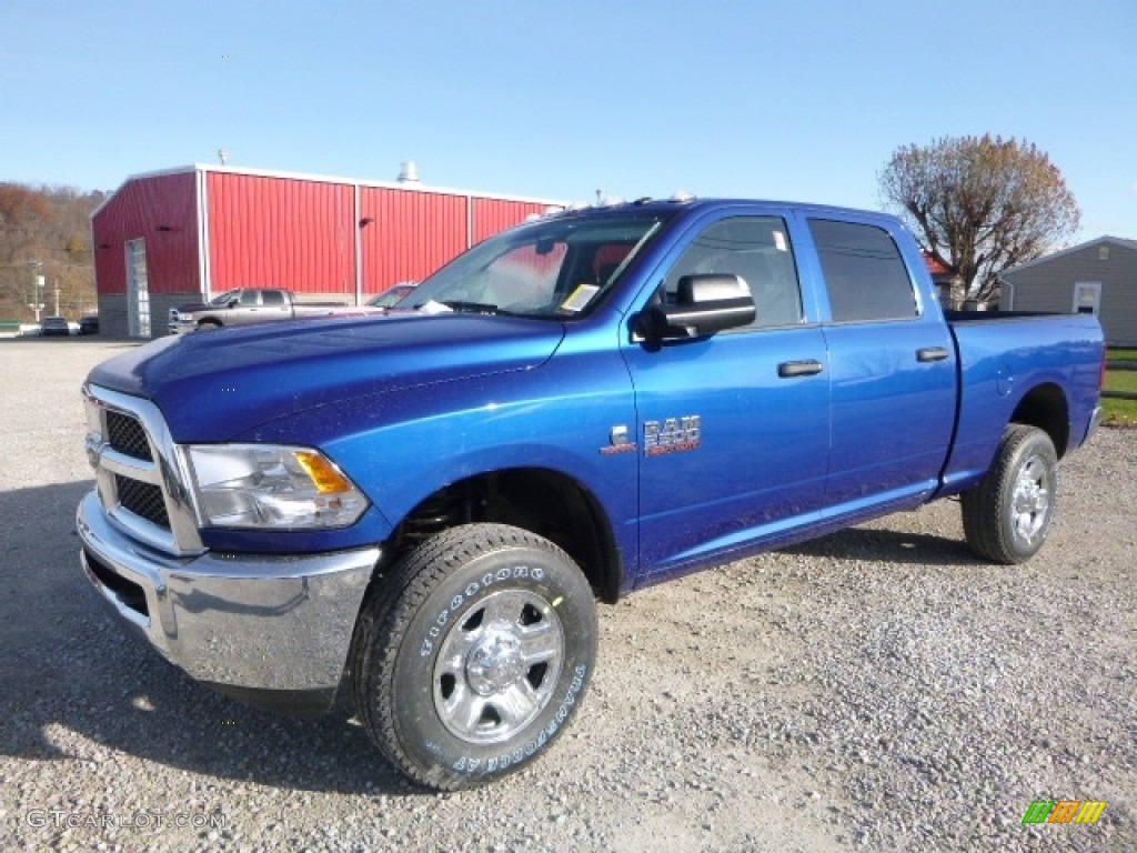 Blue Streak Pearl 2017 Ram 2500 Tradesman Crew Cab 4x4 Exterior Photo #117176296