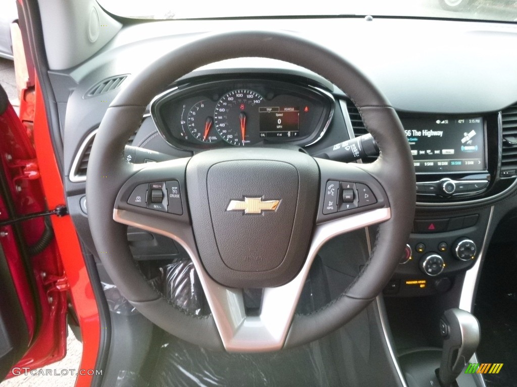 2017 Chevrolet Trax LT AWD Jet Black Steering Wheel Photo #117177367