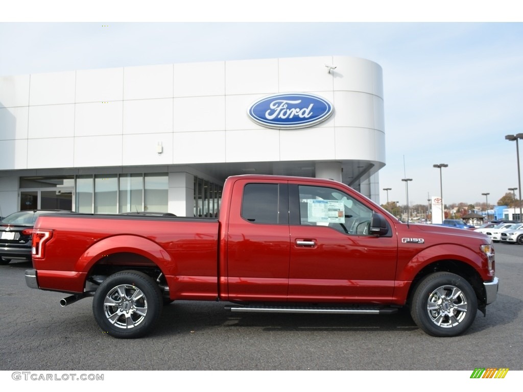 Ruby Red 2017 Ford F150 XLT SuperCab Exterior Photo #117178303