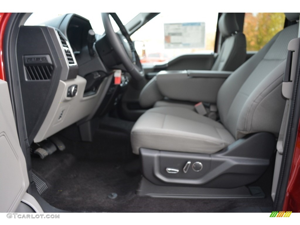 2017 F150 XLT SuperCab - Ruby Red / Earth Gray photo #6