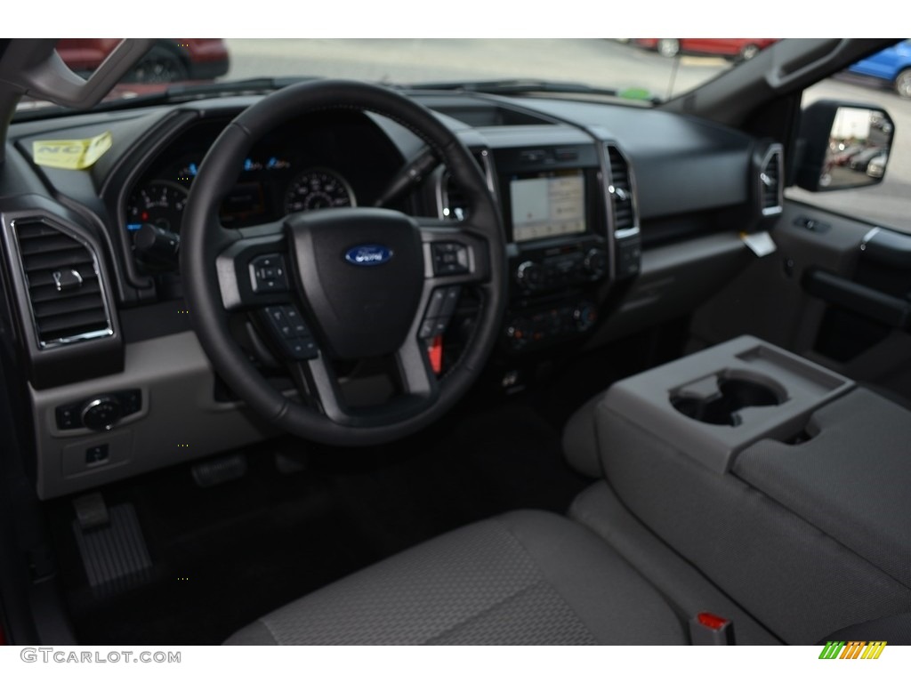 2017 F150 XLT SuperCab - Ruby Red / Earth Gray photo #7