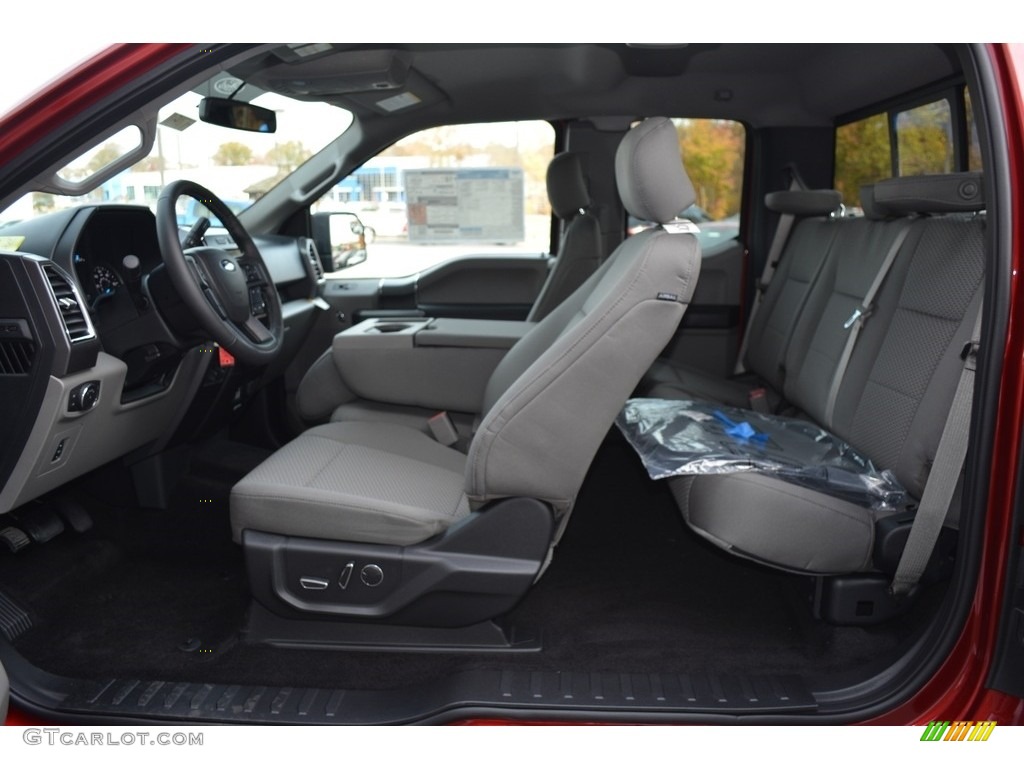 2017 F150 XLT SuperCab - Ruby Red / Earth Gray photo #8