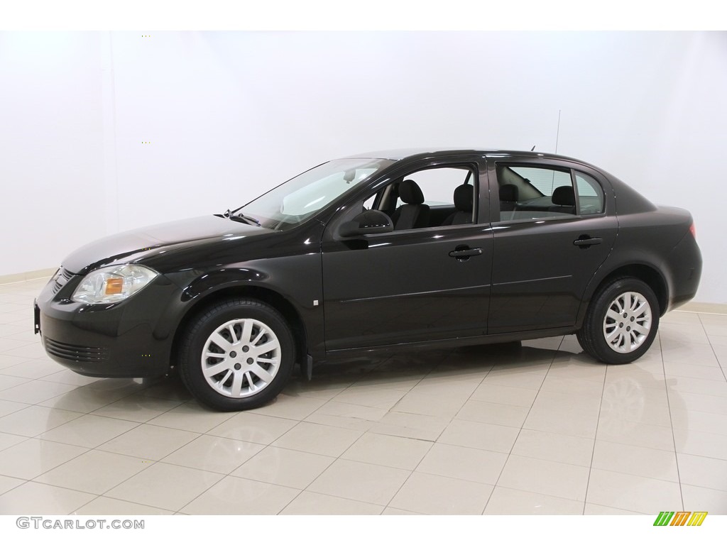 2009 Cobalt LT Sedan - Black / Ebony photo #3