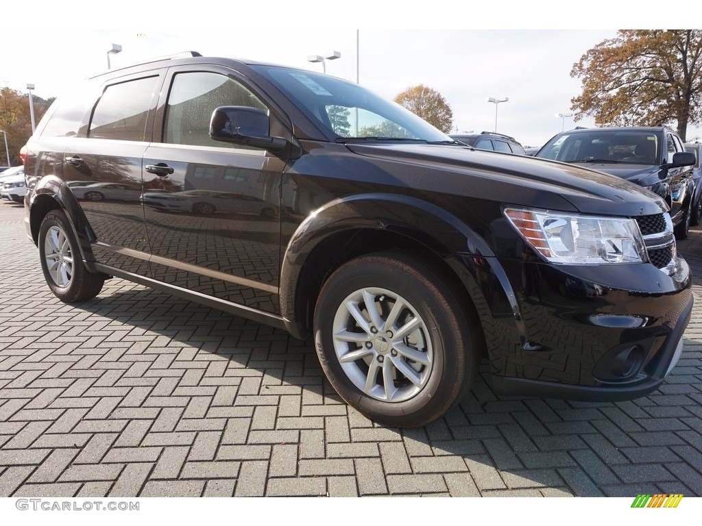 Pitch Black 2017 Dodge Journey SXT Exterior Photo #117181138