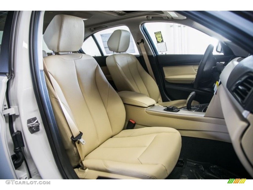 2017 3 Series 320i Sedan - Alpine White / Venetian Beige/Black photo #2
