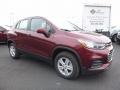 2017 Crimson Metallic Chevrolet Trax LS AWD  photo #3