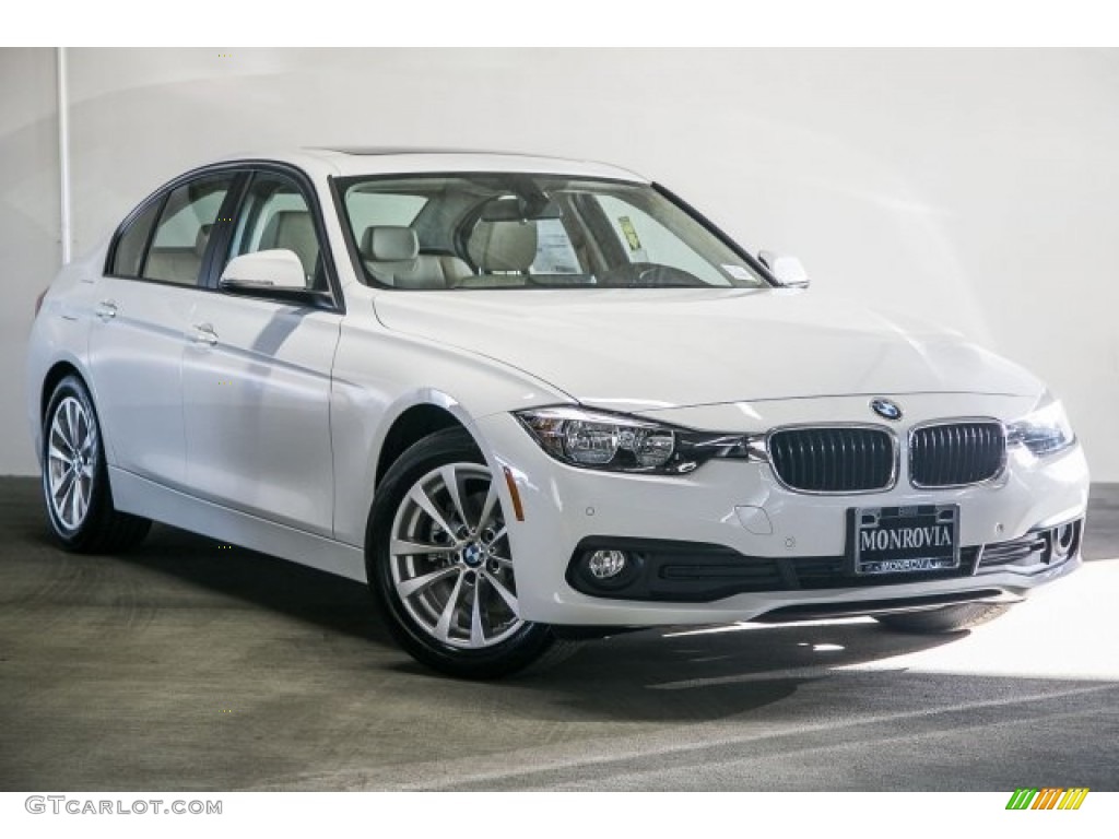 2017 3 Series 320i Sedan - Alpine White / Venetian Beige/Black photo #12