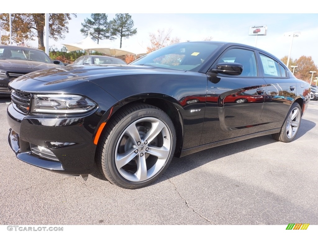 2017 Charger R/T - Pitch-Black / Black photo #1