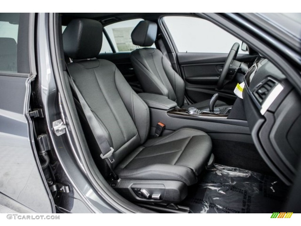 Black Interior 2017 BMW 3 Series 320i Sedan Photo #117181816